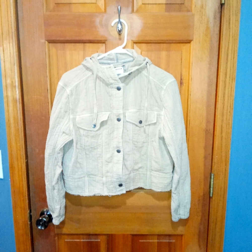 Marrakech tan button up jacket size S